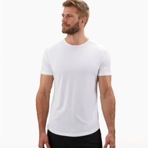 Cuts clothing curve hem white large